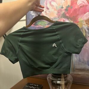 OA Effortless Crop Top in Forest Racing Green SOLD OUT